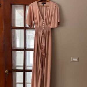 Blush Pink Maxi Dress